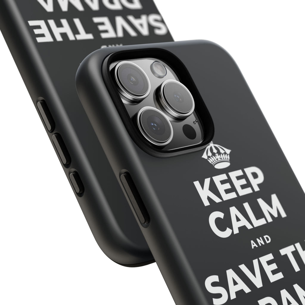 KEEP CALM AND SAVE THE DRAMA FOR YOUR 🦙 Phone Case (Dark)
