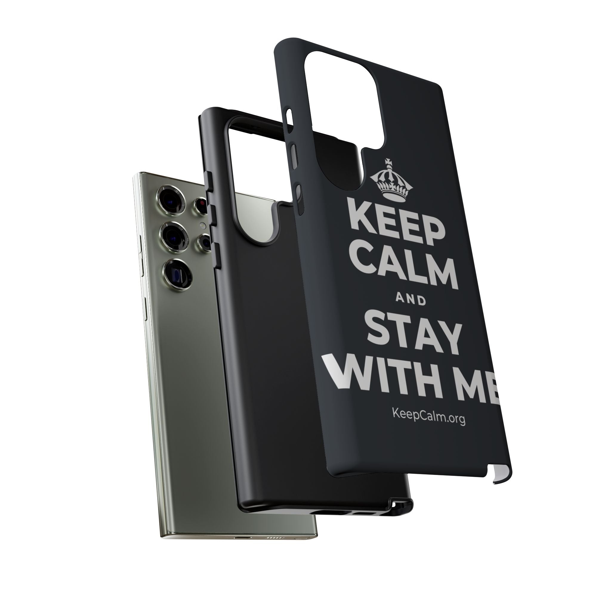 KEEP CALM AND STAY WITH ME Phone Case (Dark)