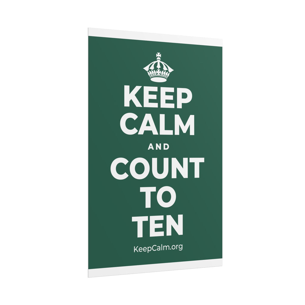 KEEP CALM AND COUNT TO TEN Poster