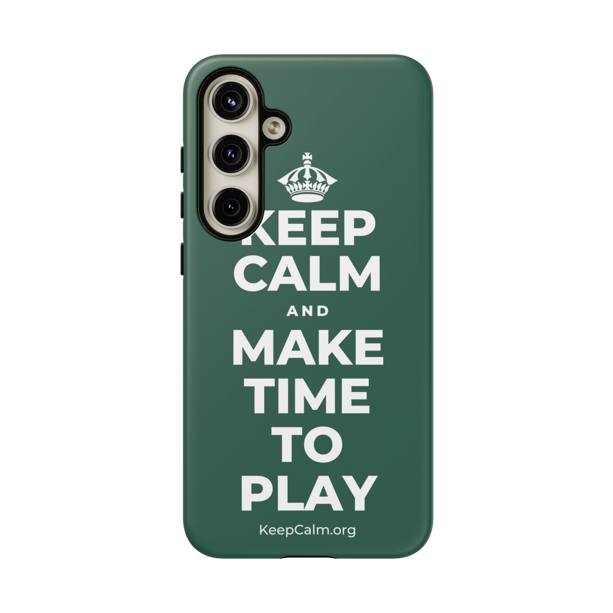 KEEP CALM AND MAKE TIME TO PLAY Phone Case