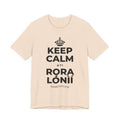 KEEP CALM ATI RỌRA LÓNÌÍ T-Shirt (Soft Cream–Heather Mauve)