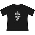 KEEP CALM AND COUNT TO TEN Women's Raglan Tee