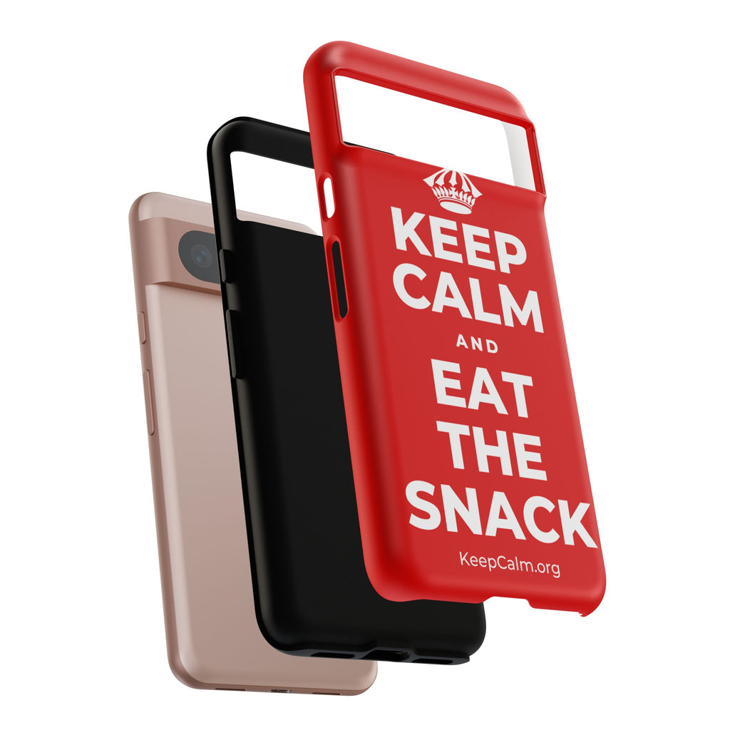 KEEP CALM AND EAT THE SNACK Phone Case