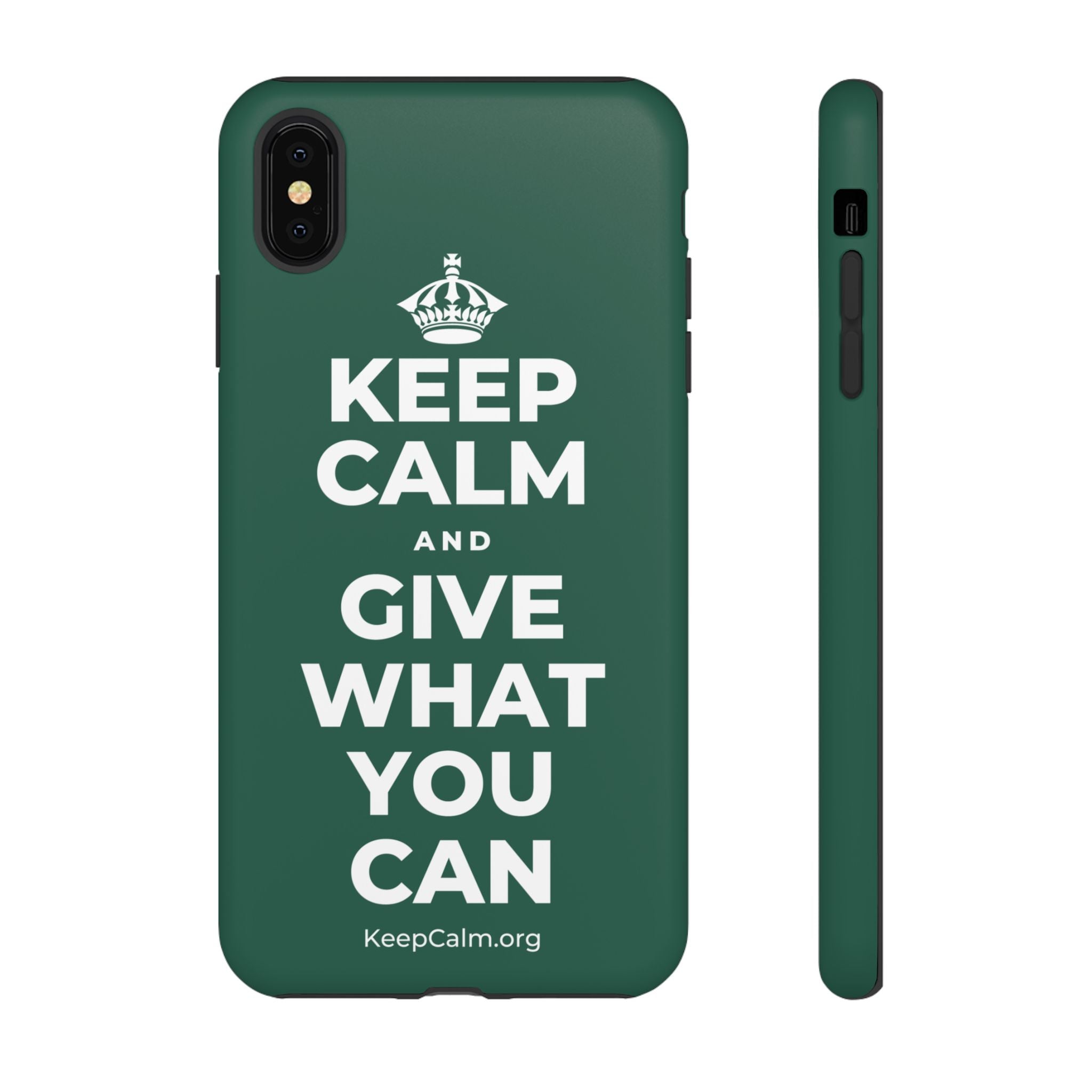 KEEP CALM AND GIVE WHAT YOU CAN Phone Case