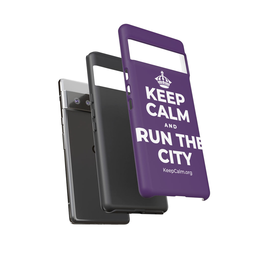 KEEP CALM AND RUN THE CITY Phone Case