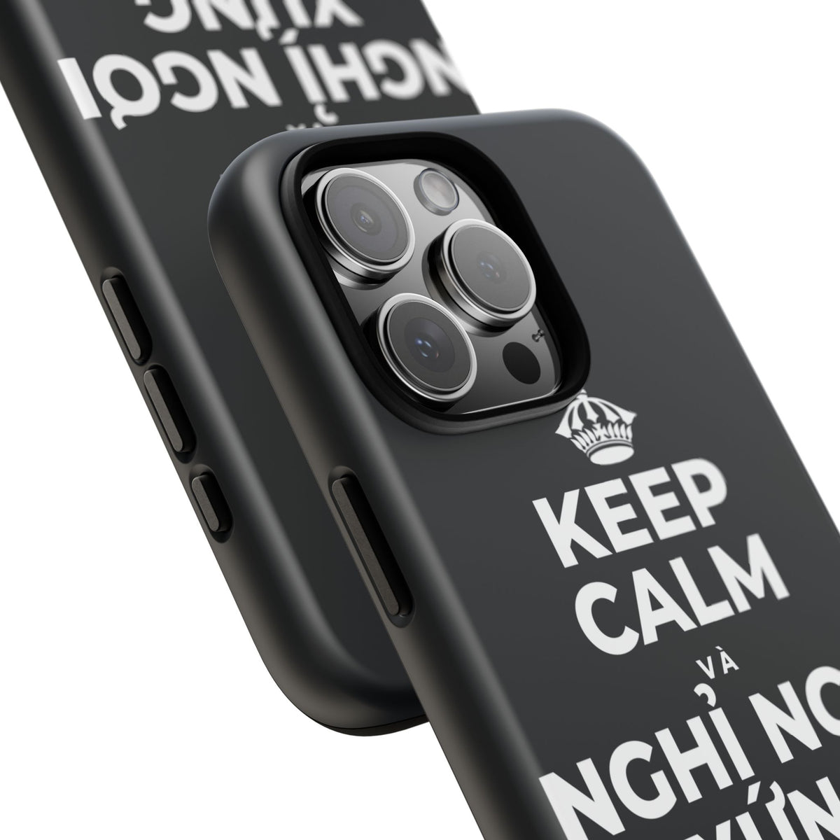 KEEP CALM VÀ NGHỈ NGƠI XỨNG ĐÁNG CỦA BẠN Phone Case (Dark)