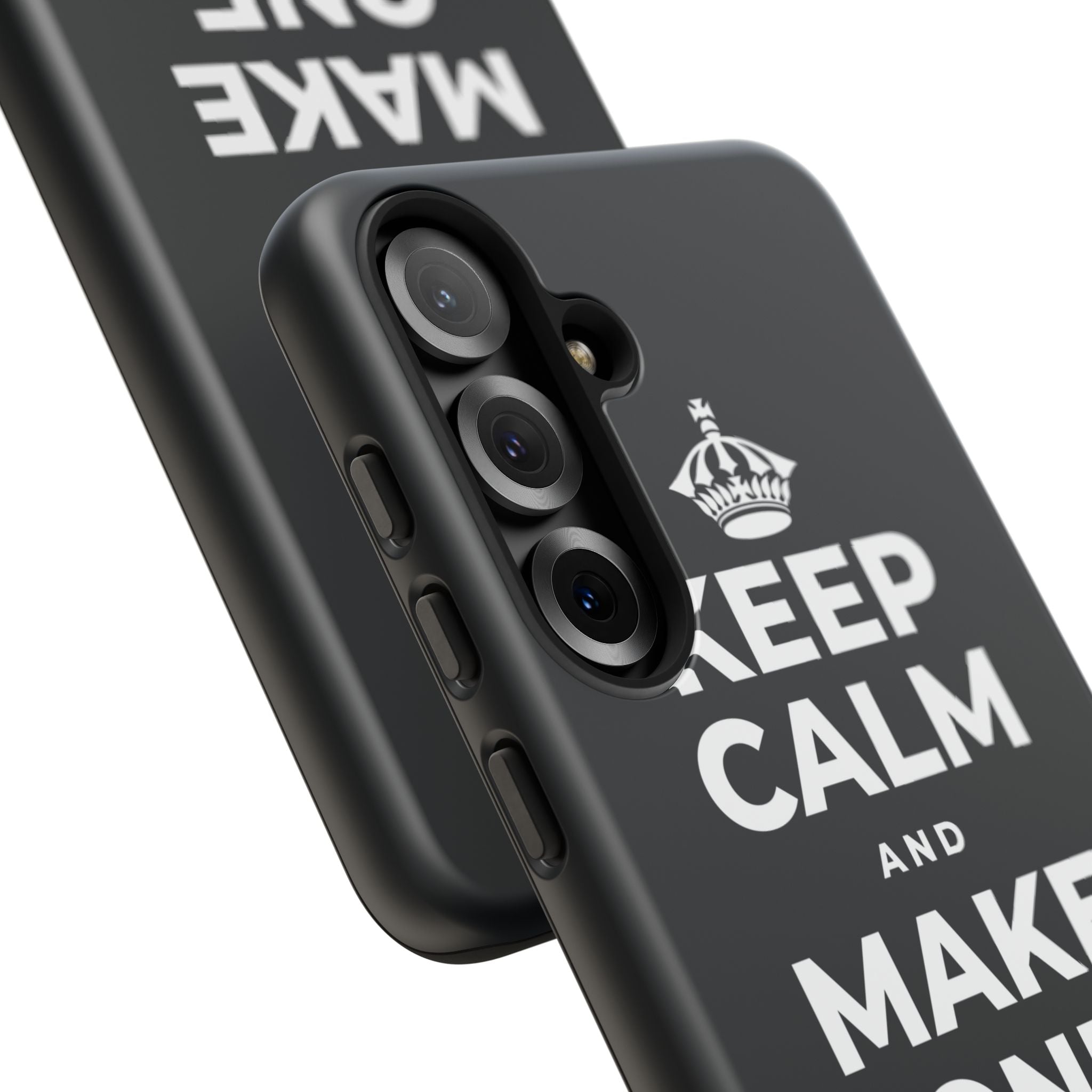 KEEP CALM AND MAKE ONE SMALL CHANGE Phone Case (Dark)