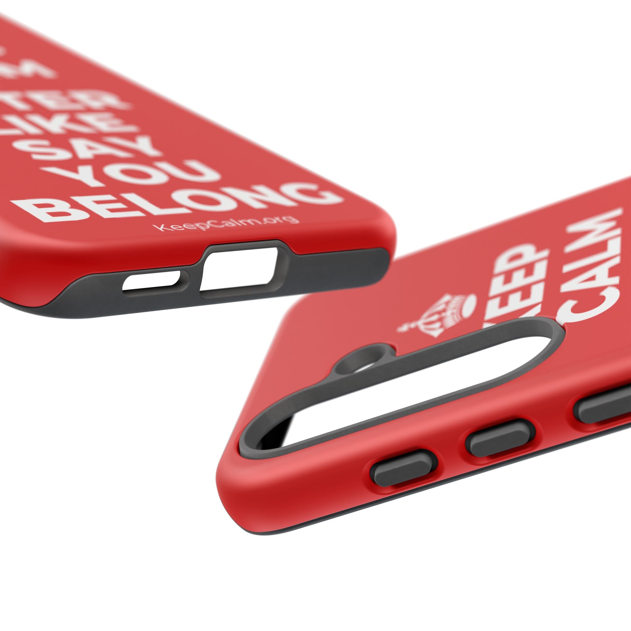 KEEP CALM AN ENTER LIKE SAY YOU BELONG Phone Case