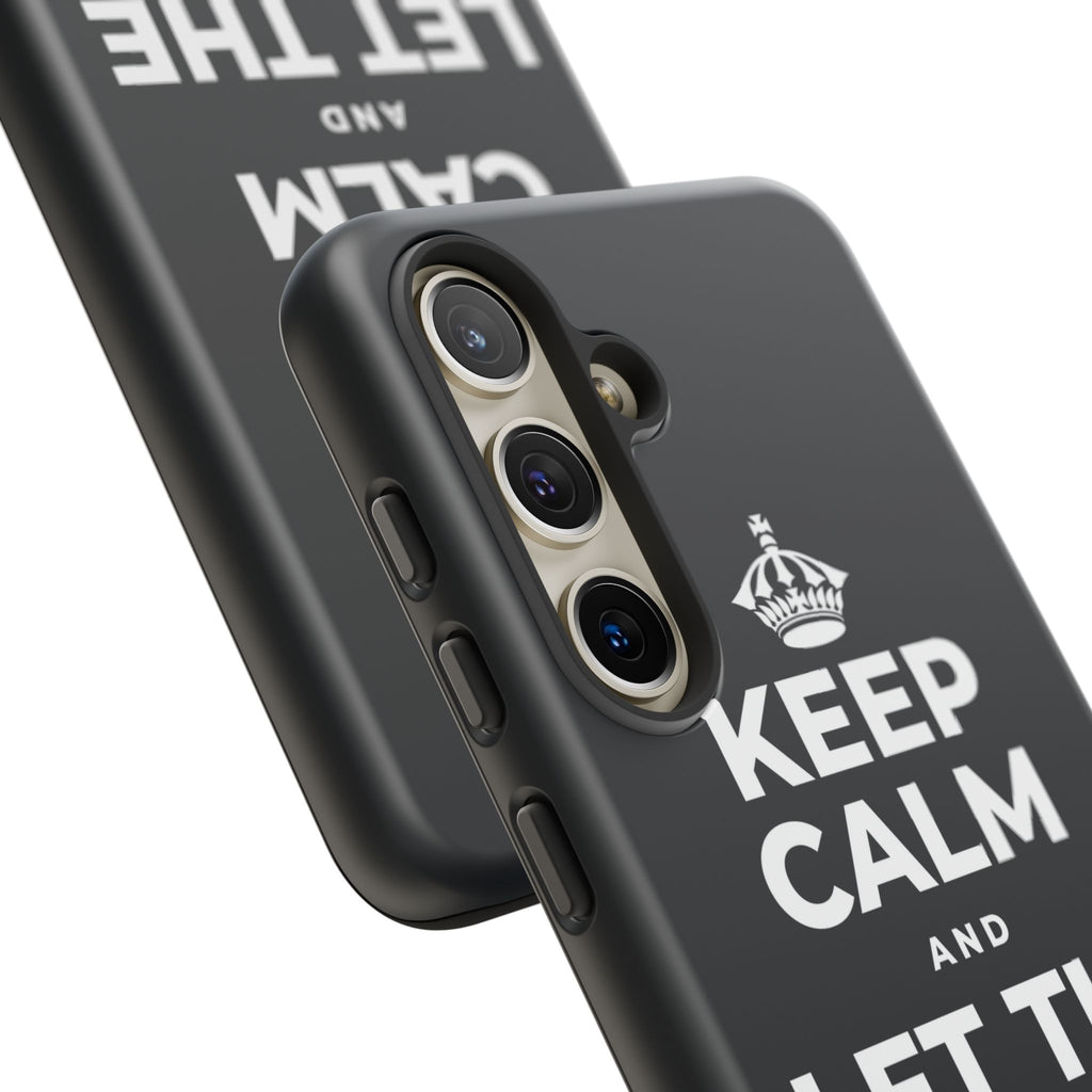 KEEP CALM AND LET THE SMILE OUT Phone Case (Dark)