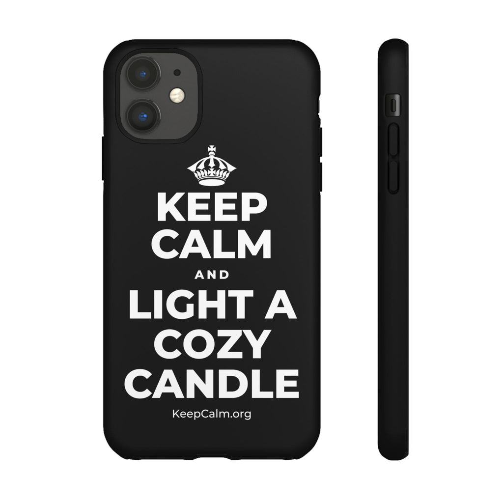 KEEP CALM AND LIGHT A COZY CANDLE Phone Case
