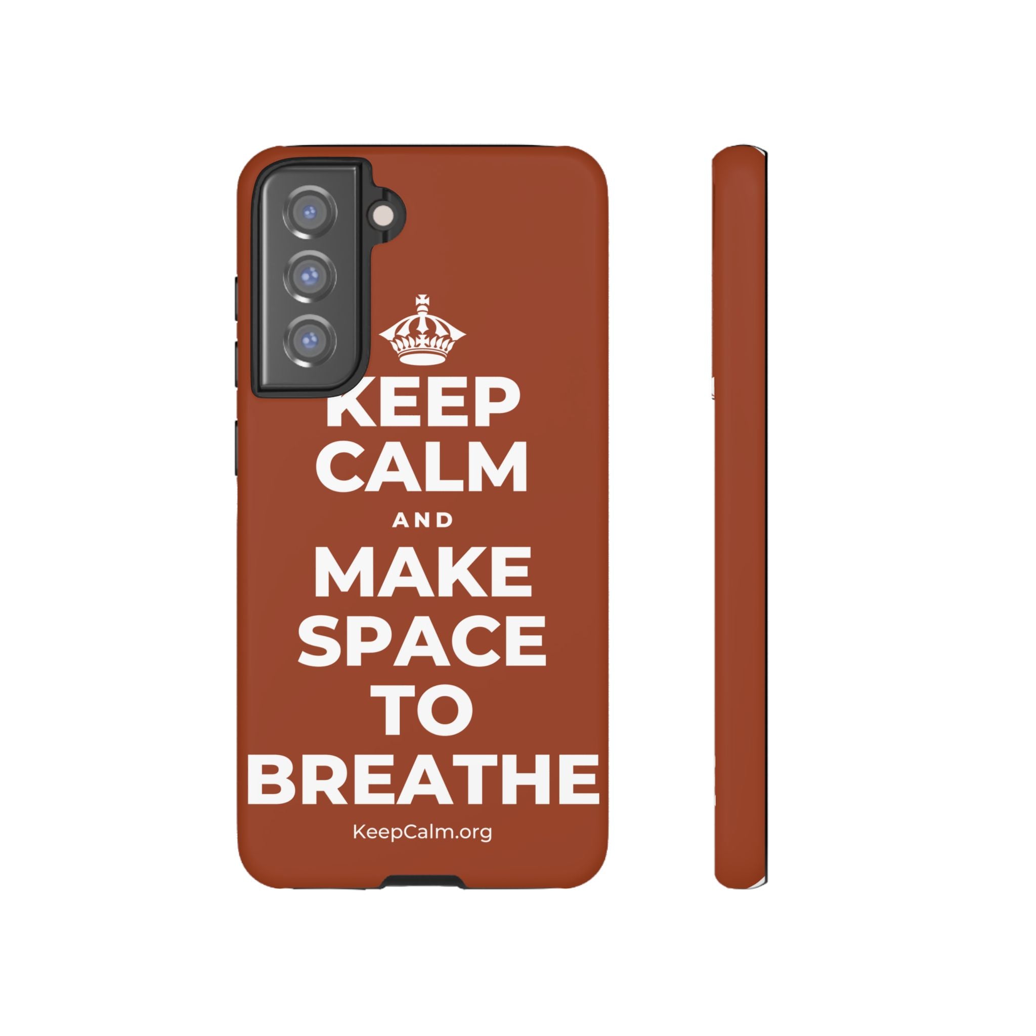 KEEP CALM AND MAKE SPACE TO BREATHE Phone Case