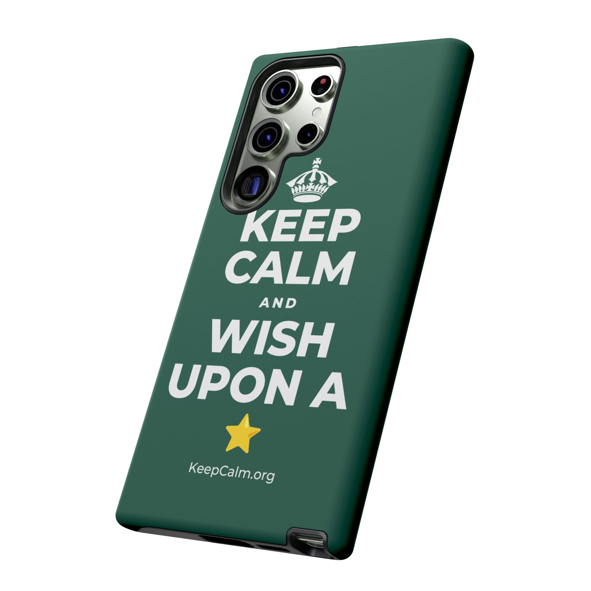 KEEP CALM AND WISH UPON A ⭐ Phone Case