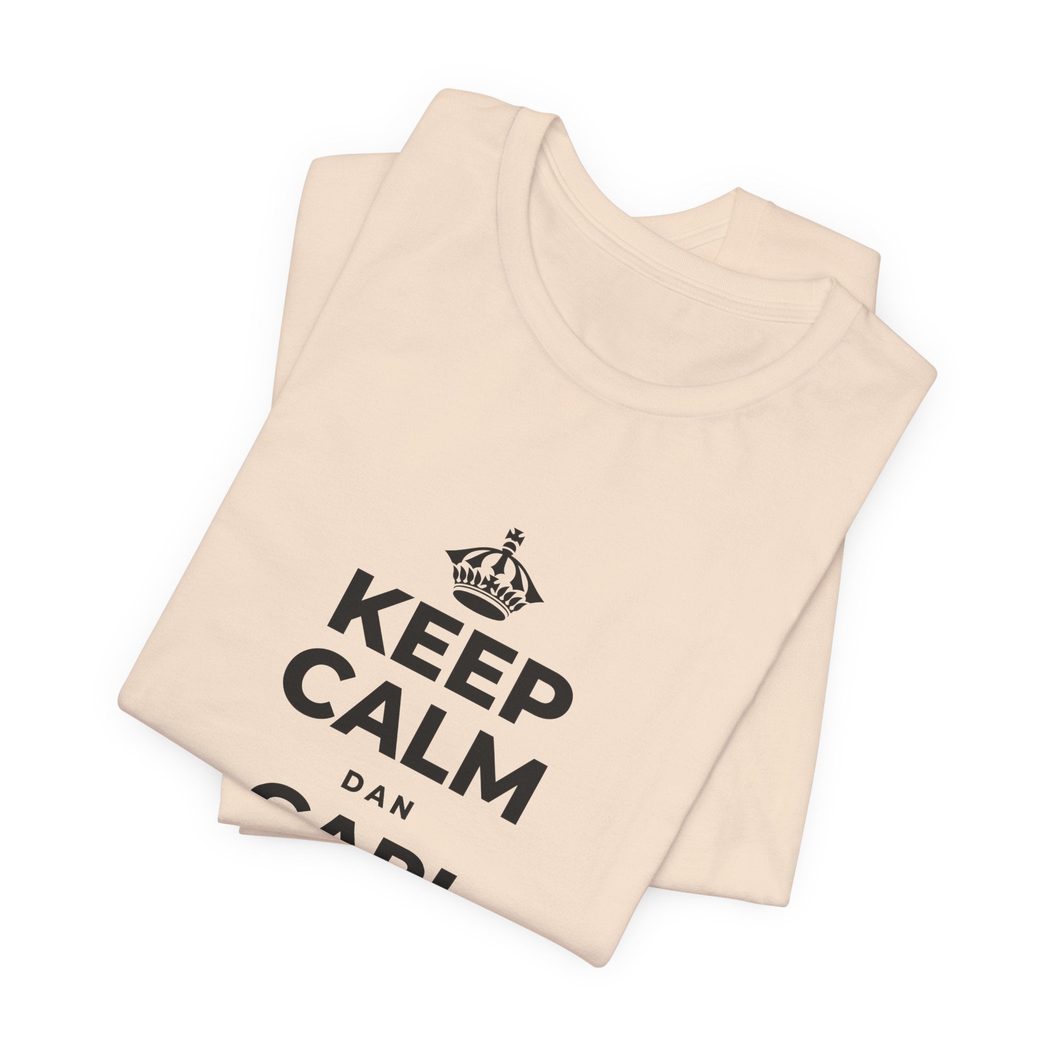 KEEP CALM DAN CARI HANGAT DI HAL KECIL T-Shirt (Soft Cream–Heather Mauve)