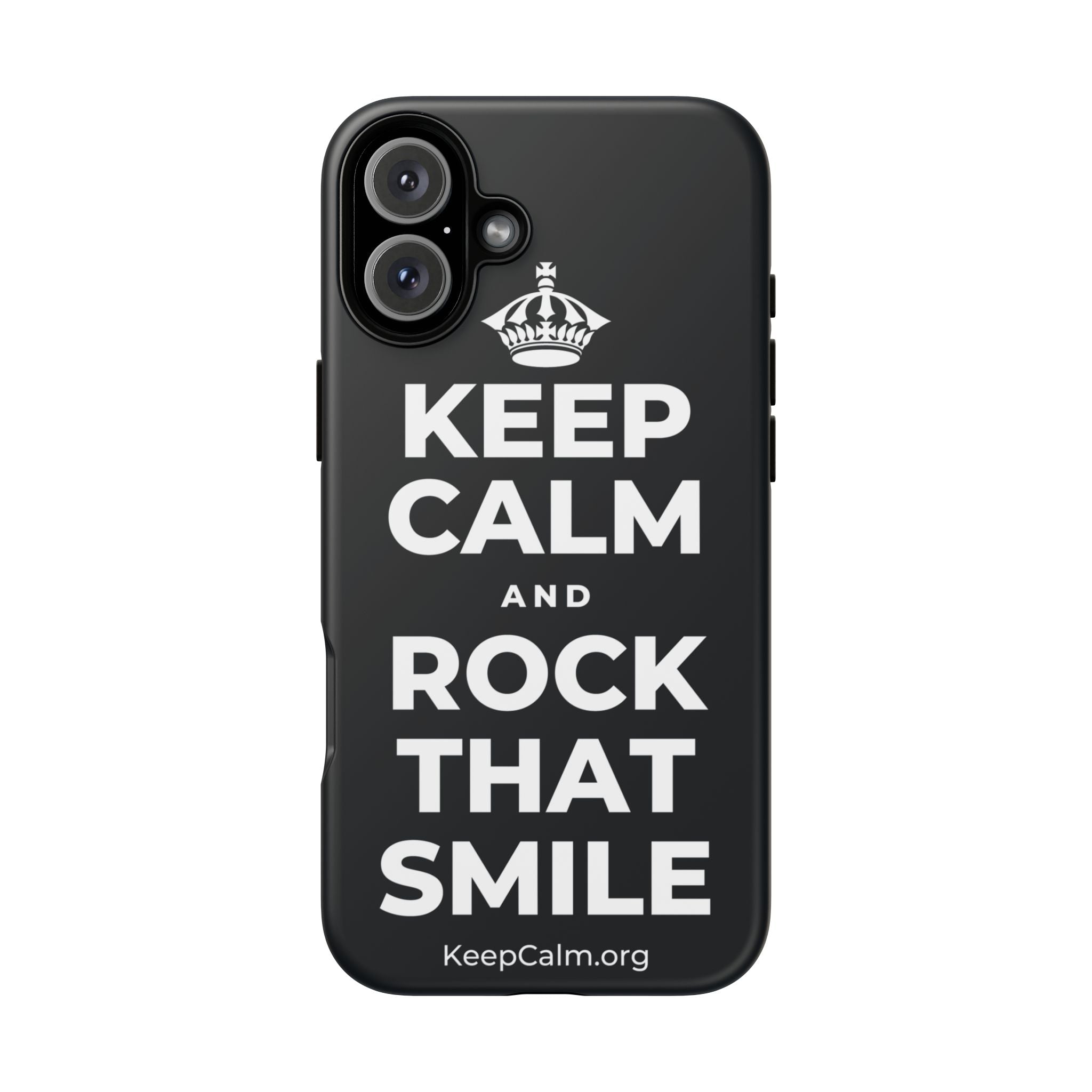 KEEP CALM AND ROCK THAT SMILE Phone Case (Dark)