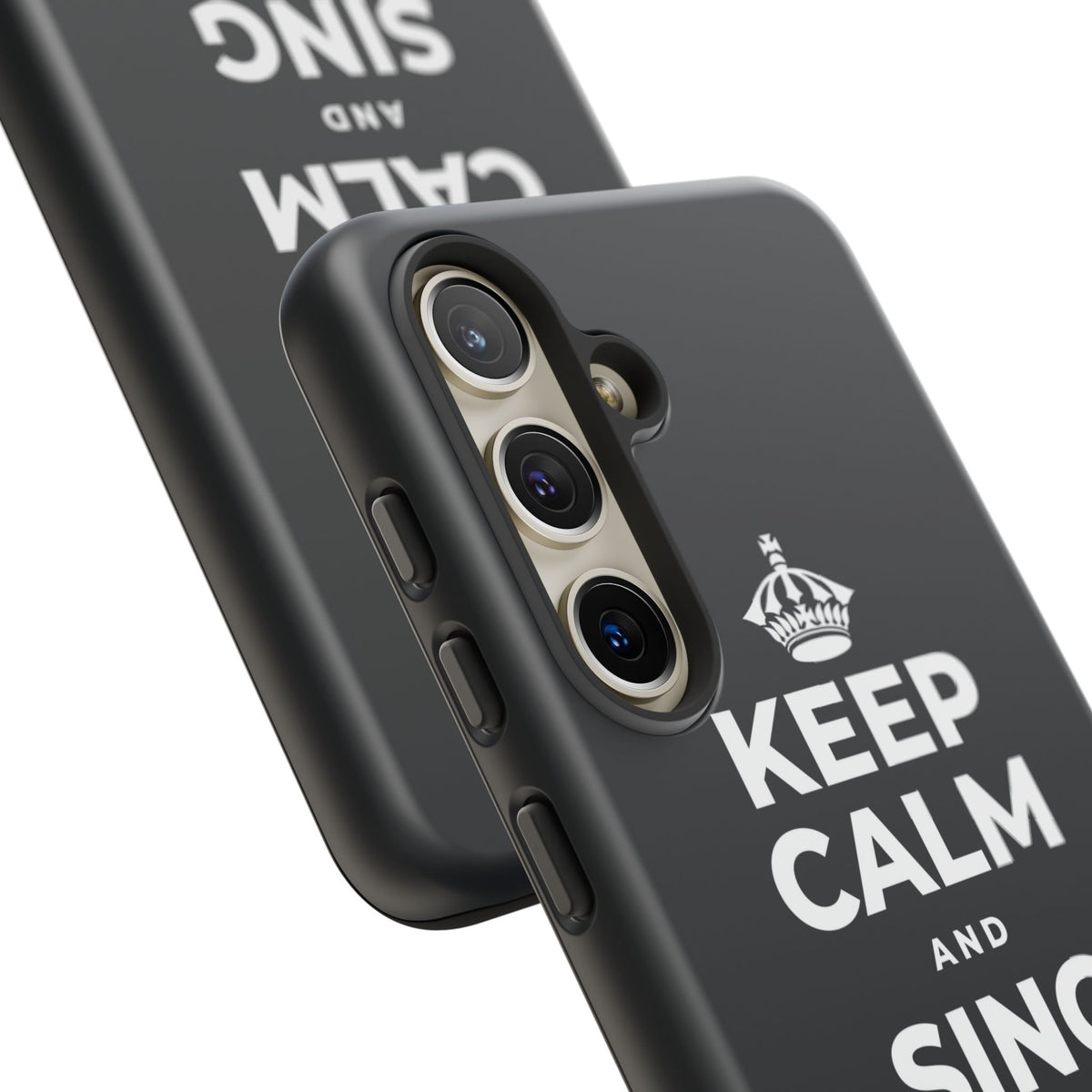 KEEP CALM AND SING WHILE YOU COOK Phone Case (Dark)