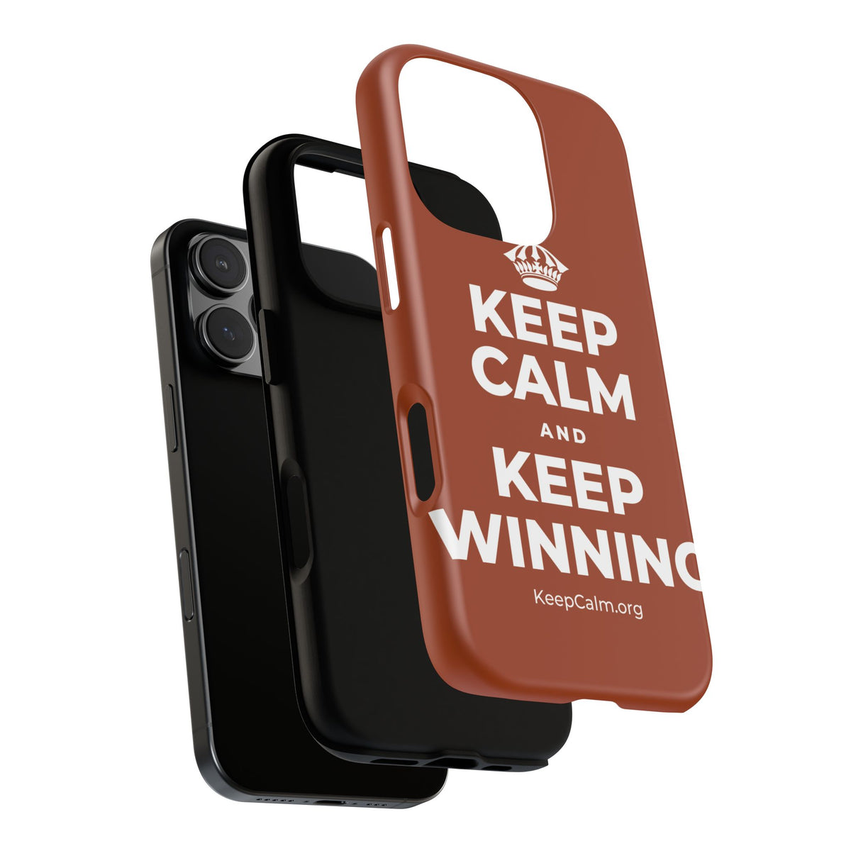KEEP CALM AND KEEP WINNING Phone Case