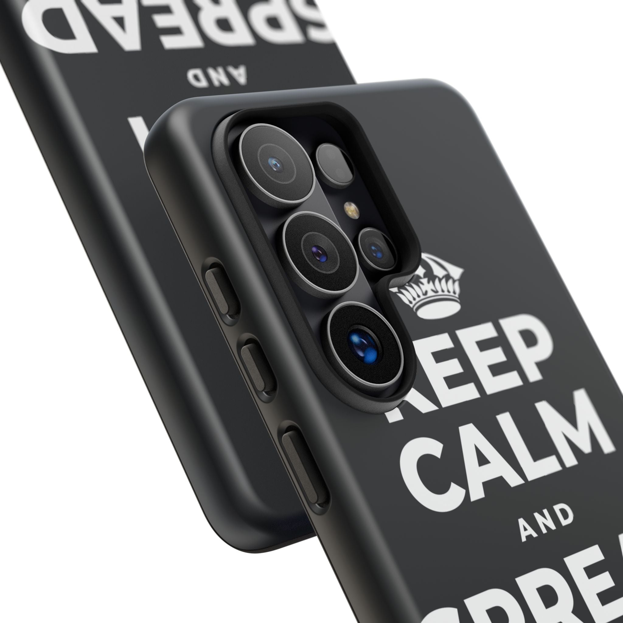 KEEP CALM AND SPREAD SOME JOY Phone Case (Dark)