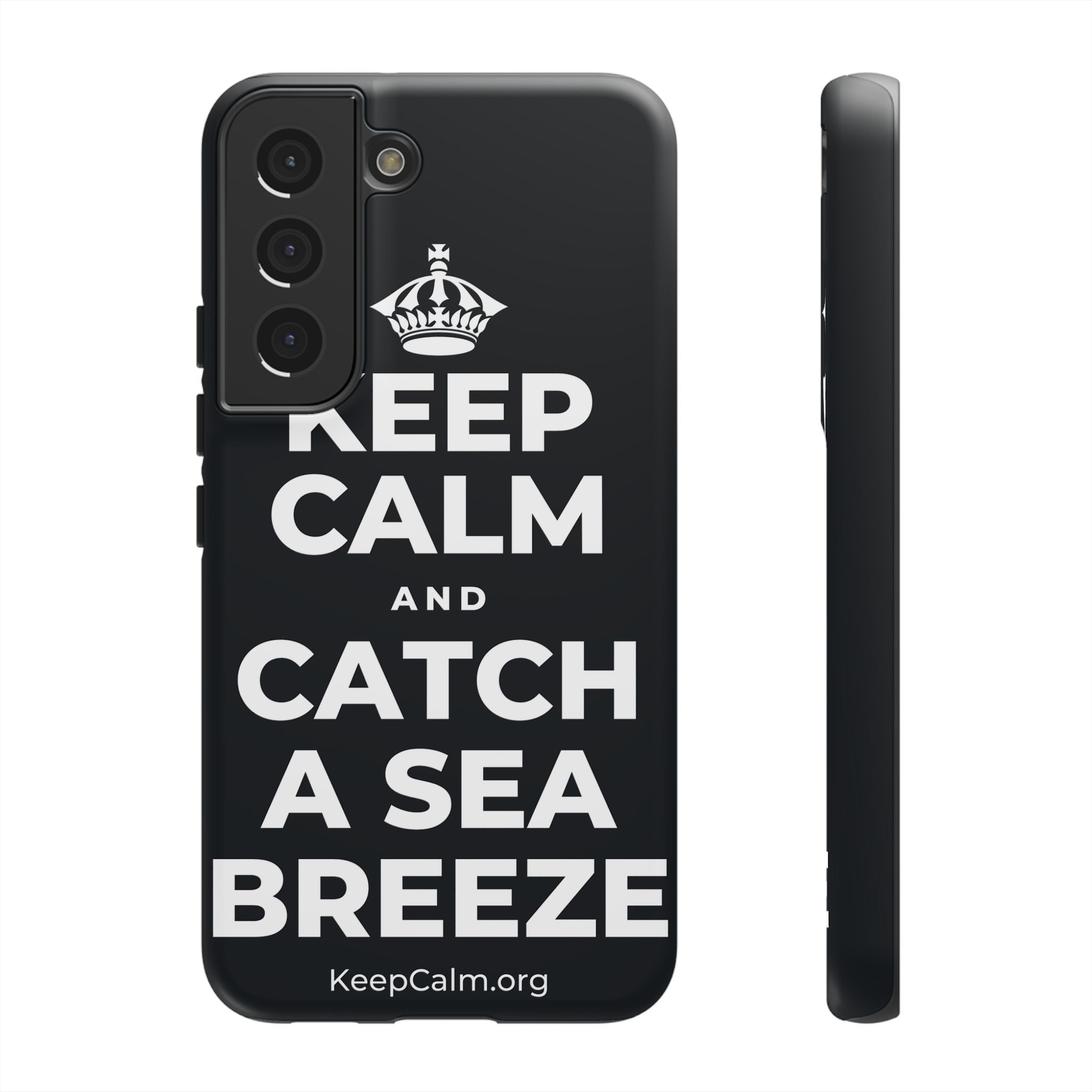 KEEP CALM AND CATCH A SEA BREEZE Phone Case (Dark)
