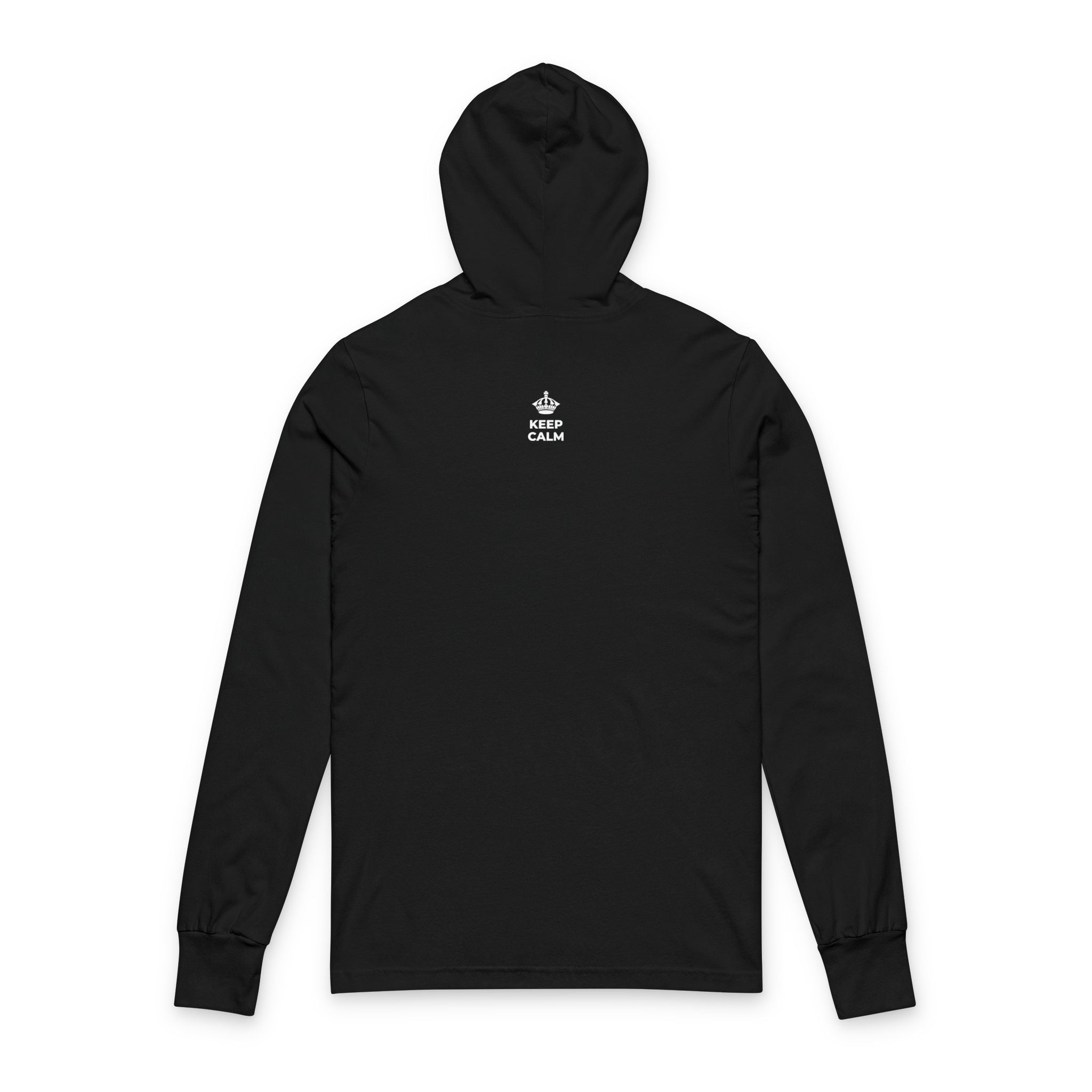 KEEP CALM AND LET LIFE HAPPEN Hooded Long Sleeve Tee