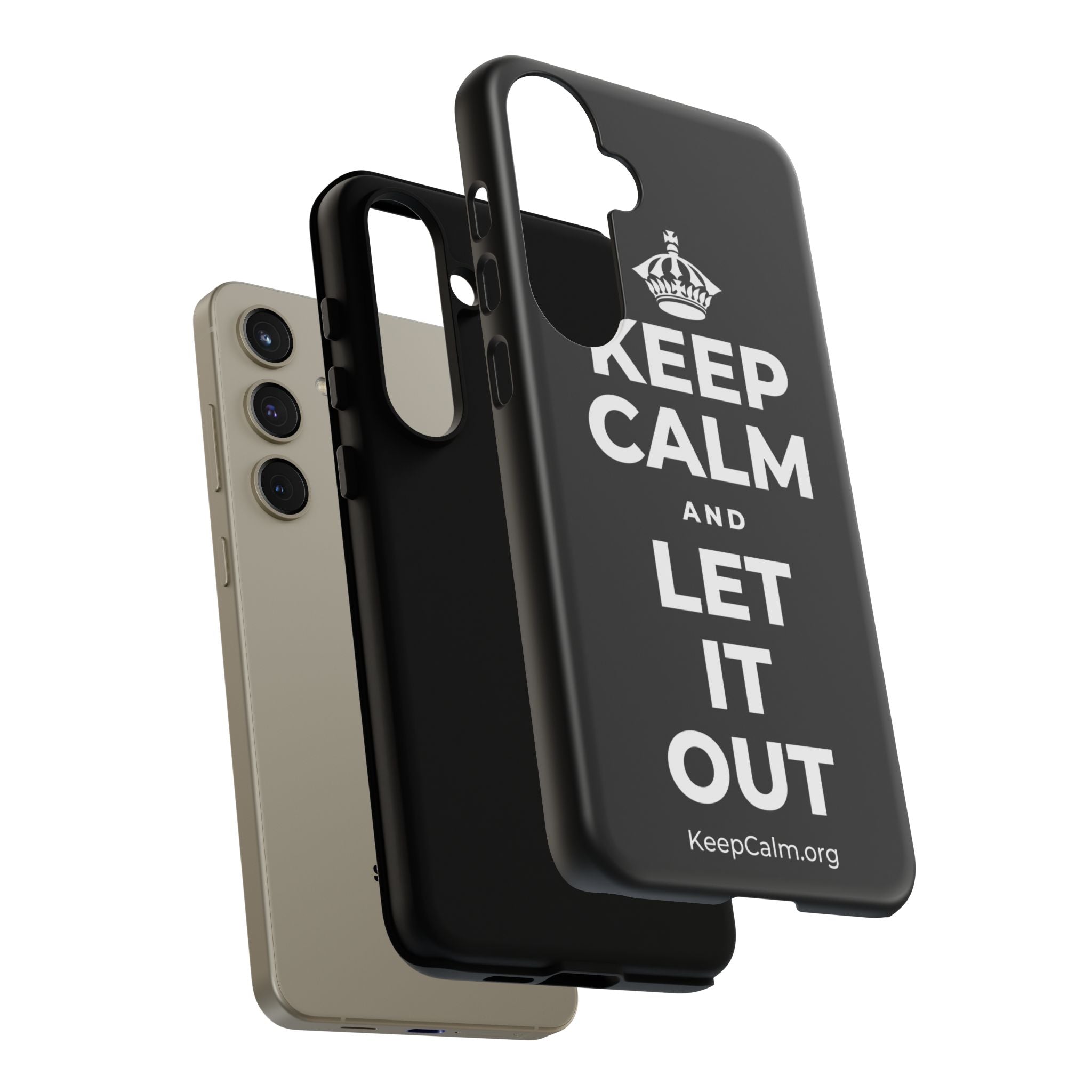 KEEP CALM AND LET IT OUT Phone Case