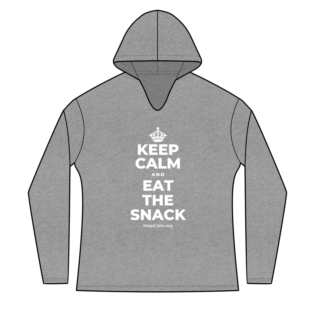 KEEP CALM AND EAT THE SNACK Women's Long Sleeve Hoodie