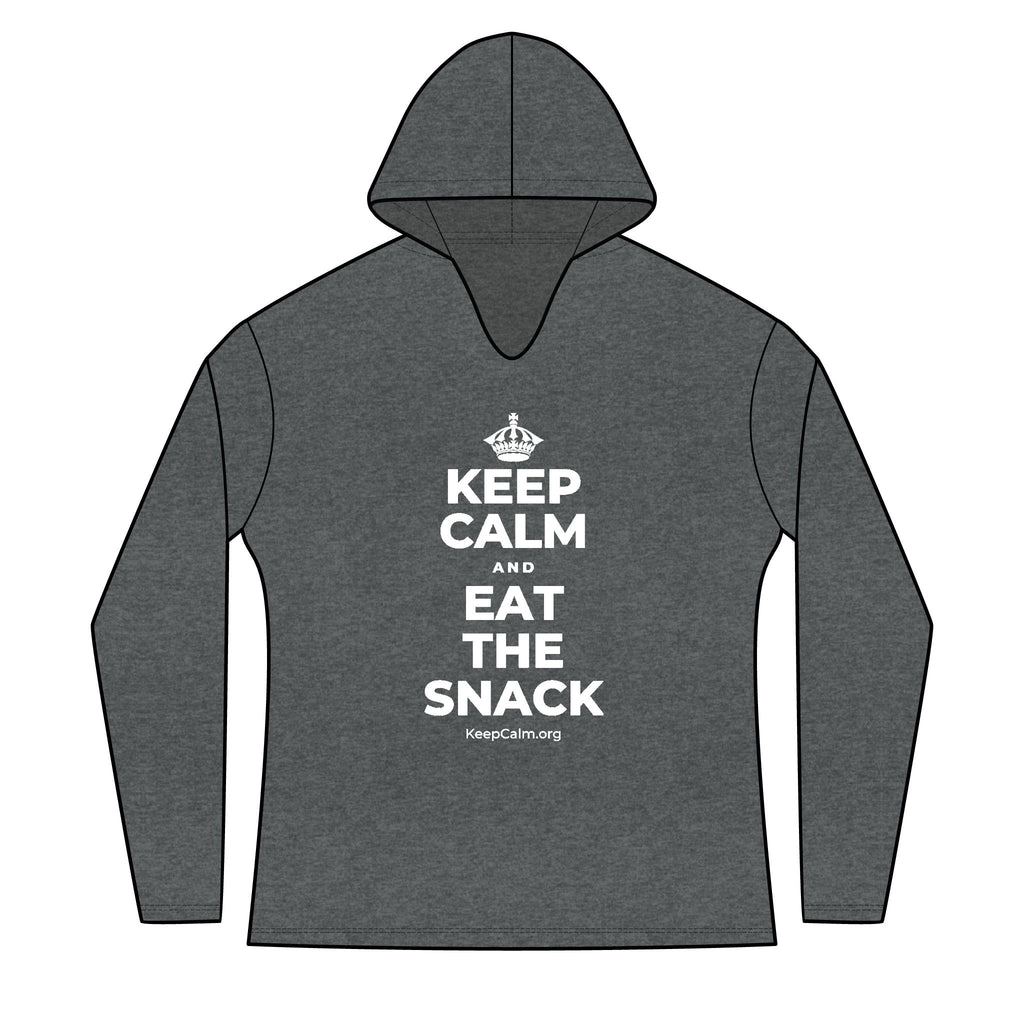KEEP CALM AND EAT THE SNACK Women's Long Sleeve Hoodie