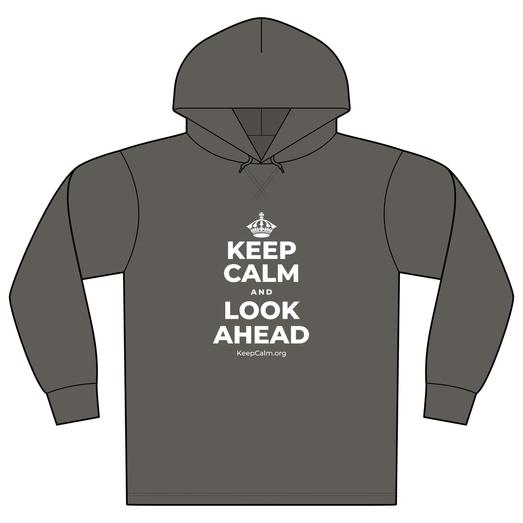 KEEP CALM AND LOOK AHEAD Organic Hoodie Tee