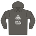 KEEP CALM AND LOOK AHEAD Organic Hoodie Tee