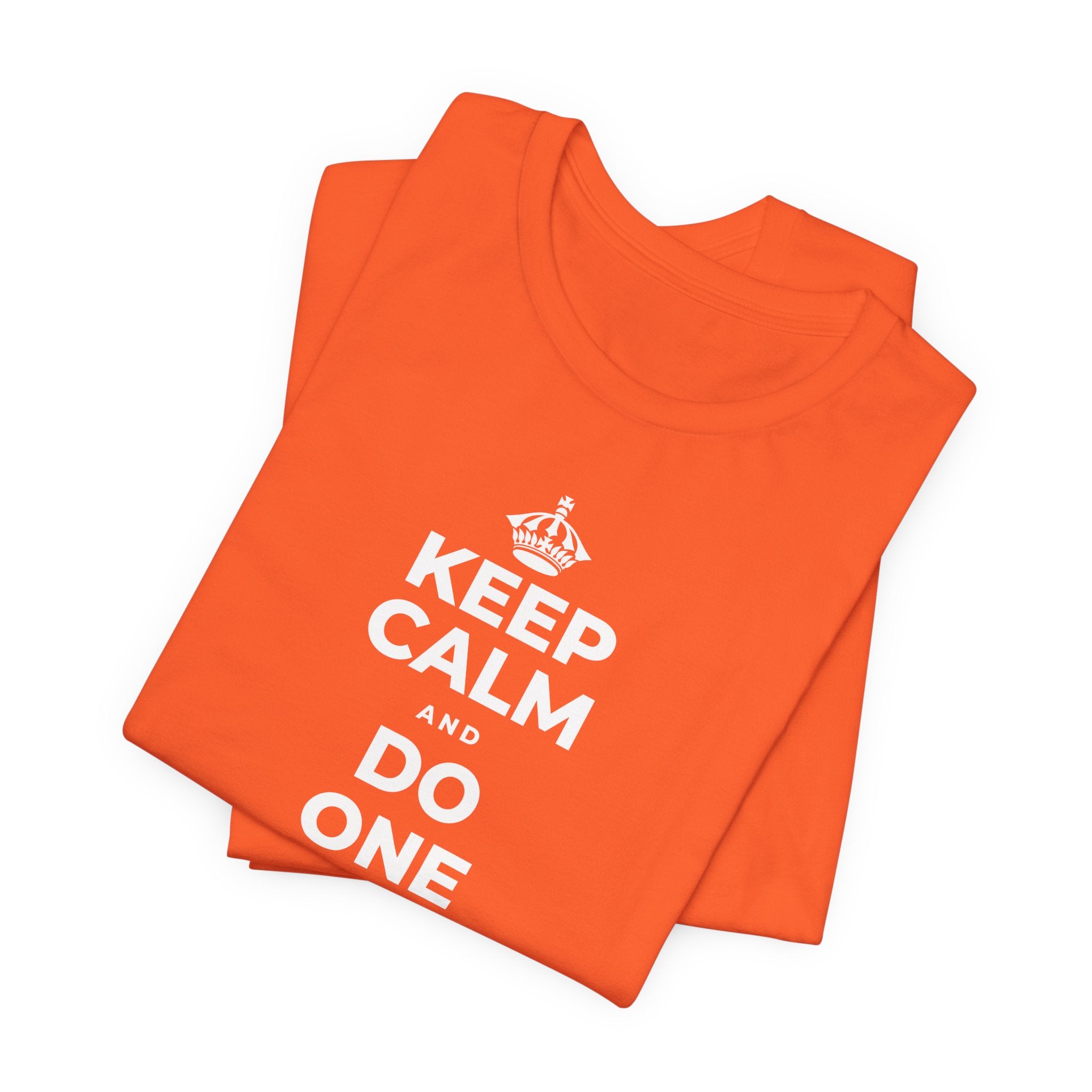KEEP CALM AND DO ONE THING, THEN THE NEXT T-Shirt (Baby Blue–Silver)