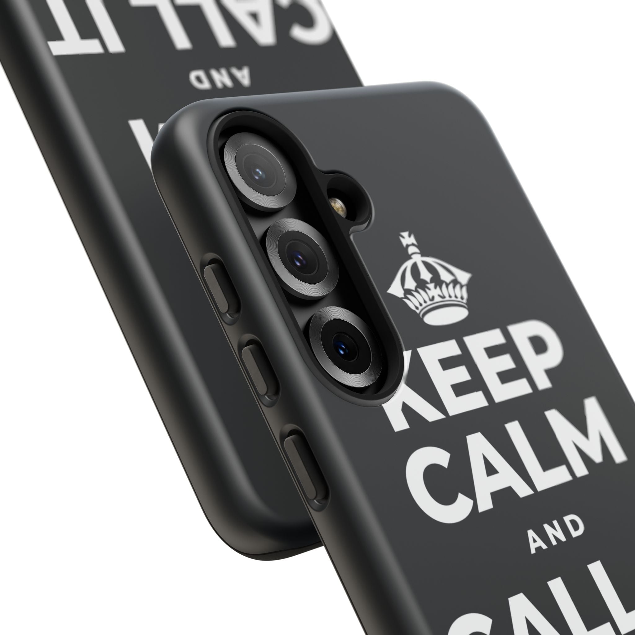 KEEP CALM AND CALL IT A DAY, KINDLY Phone Case (Dark)