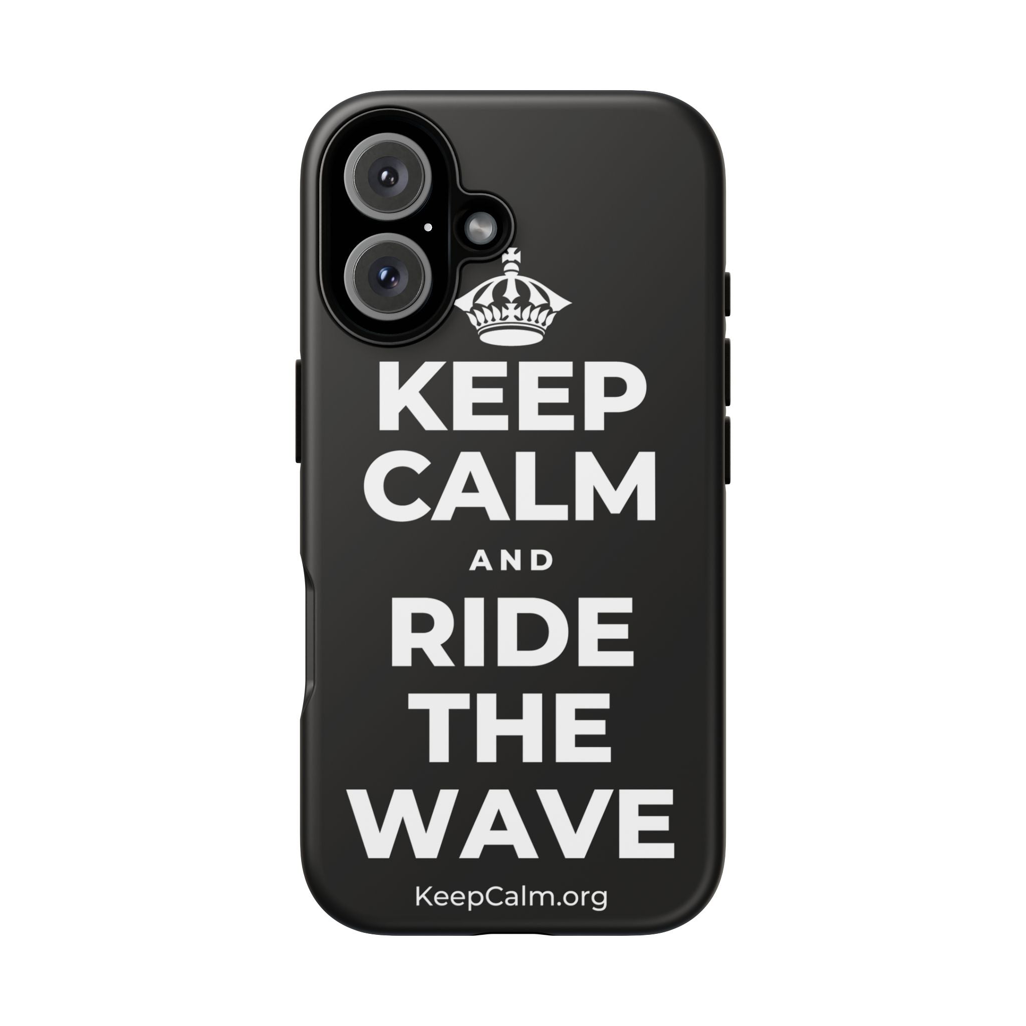 KEEP CALM AND RIDE THE WAVE Phone Case
