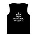 KEEP CALM AND RECHARGE, NO GUILT Tank Top