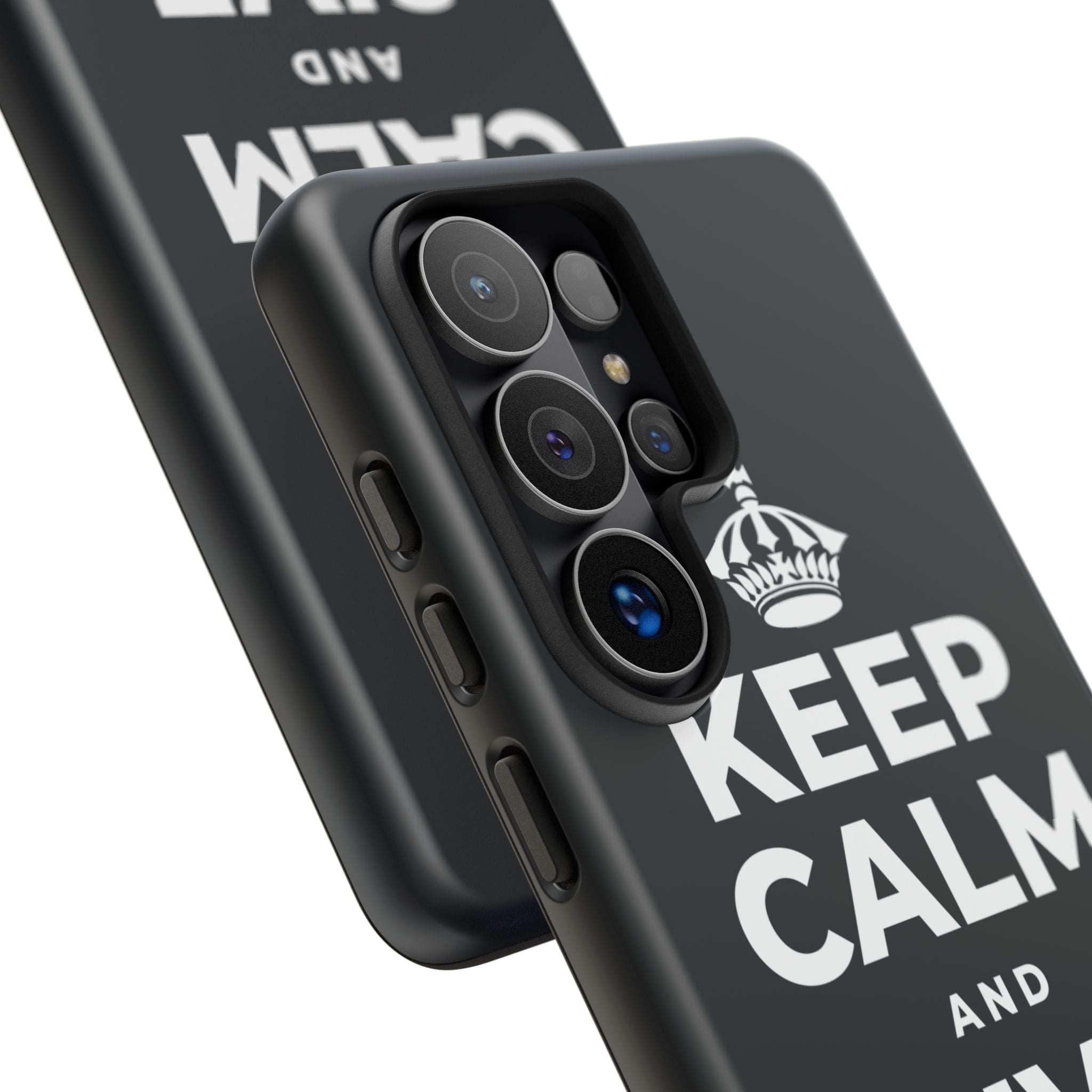 KEEP CALM AND GIVE THANKS Phone Case (Dark)
