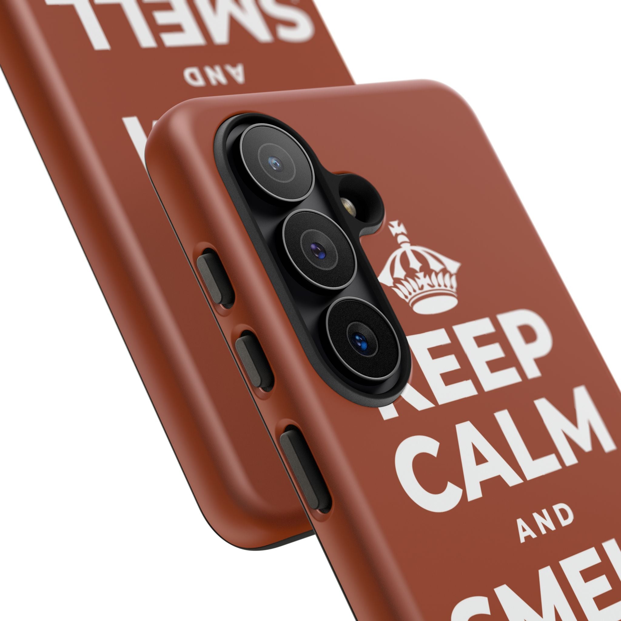 KEEP CALM AND SMELL THE ROSES Phone Case