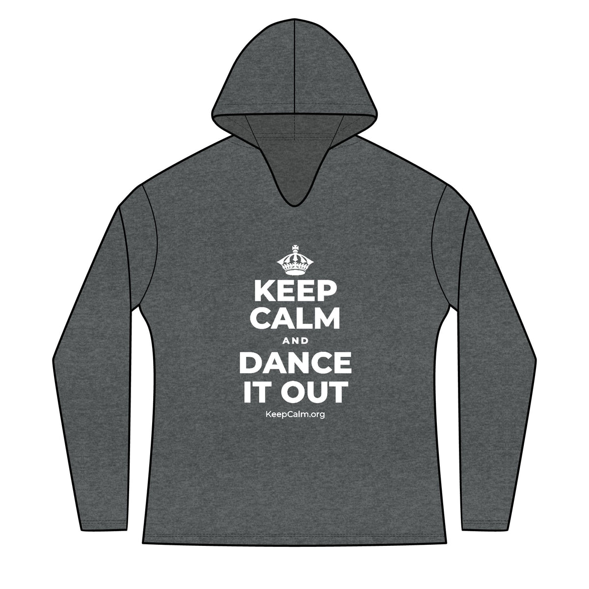 KEEP CALM AND DANCE IT OUT Women's Long Sleeve Hoodie