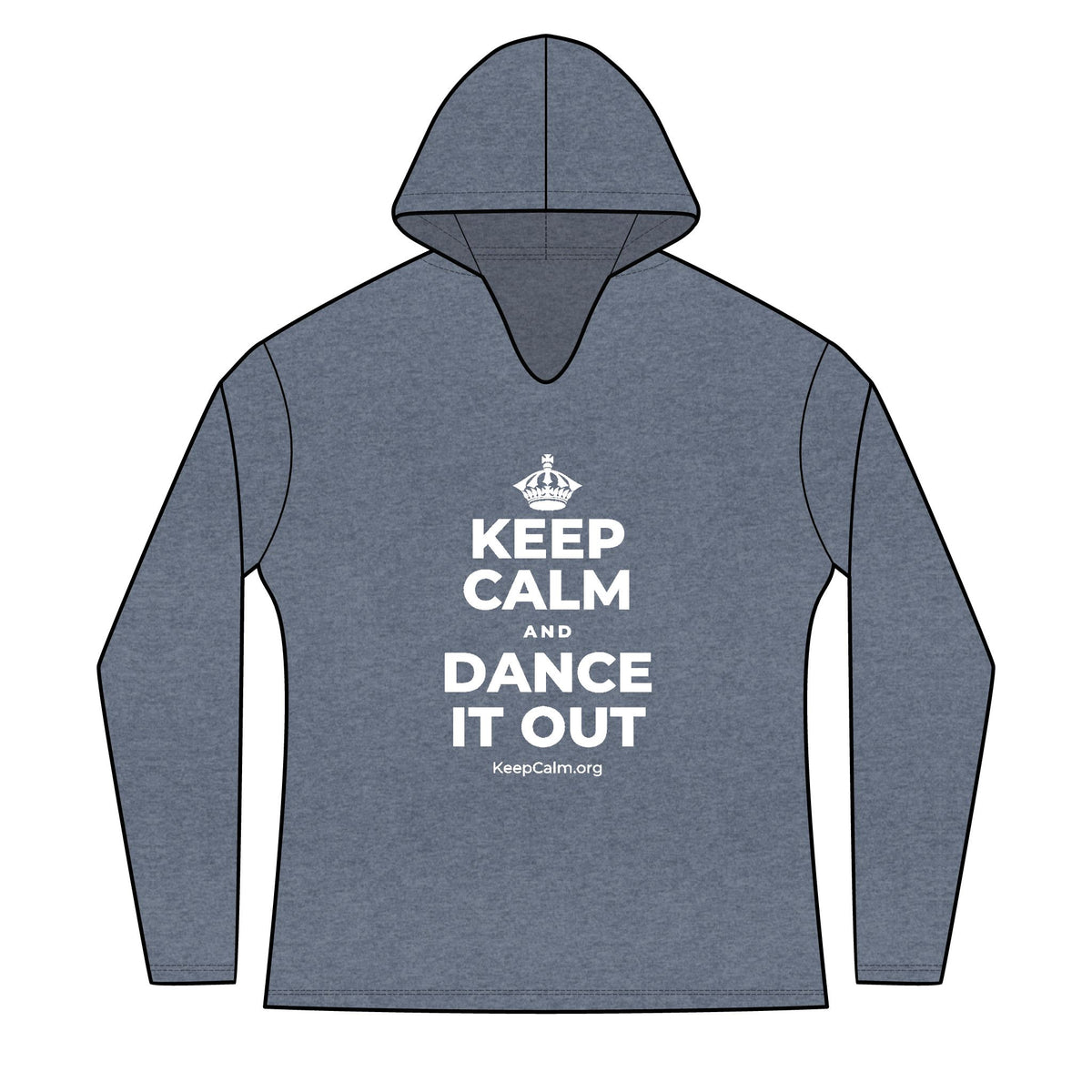 KEEP CALM AND DANCE IT OUT Women's Long Sleeve Hoodie