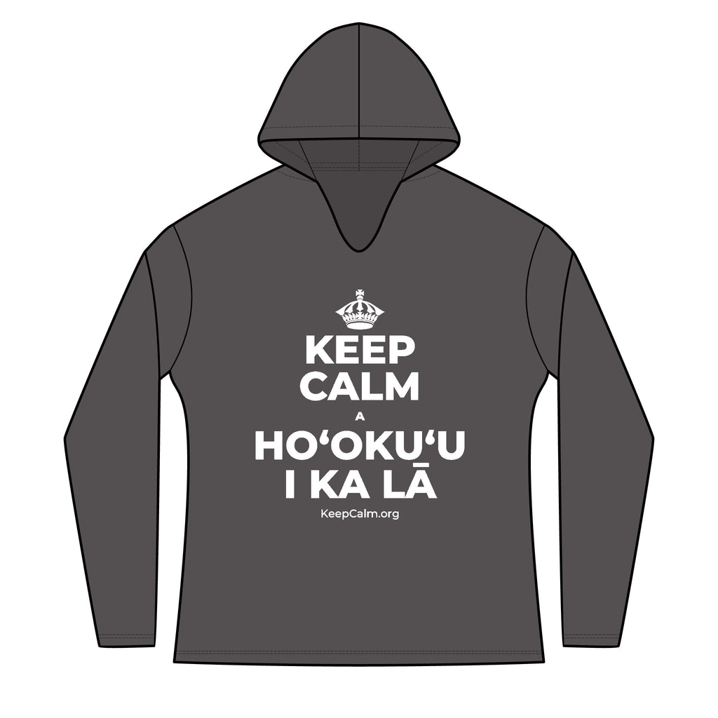 KEEP CALM A HOʻOKUʻU I KA LĀ Women's Long Sleeve Hoodie