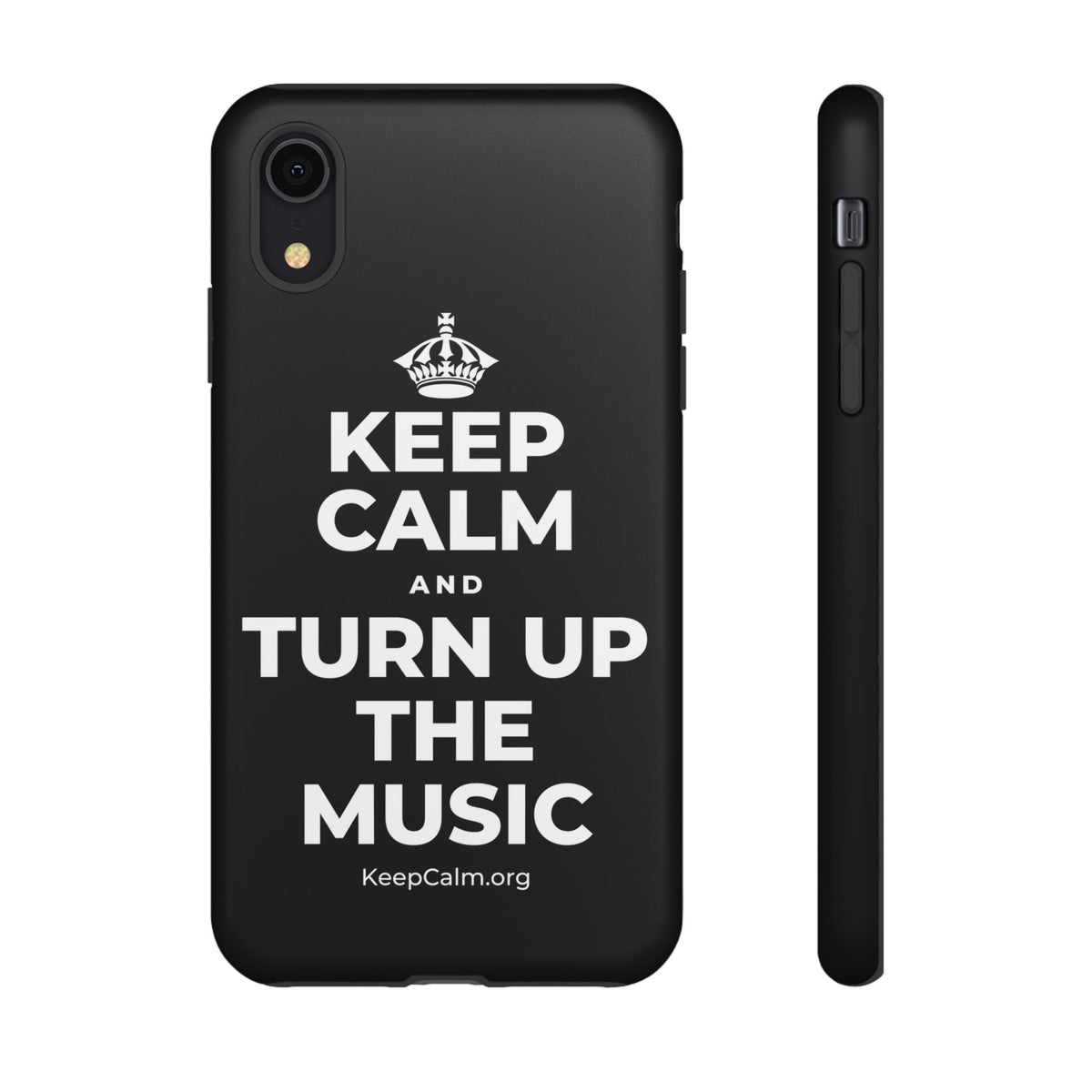 KEEP CALM AND TURN UP THE MUSIC Phone Case