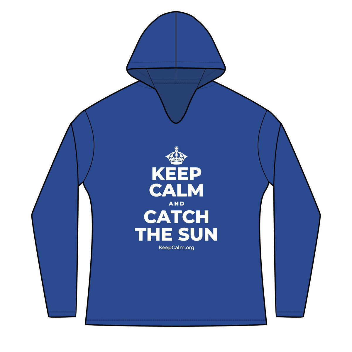 KEEP CALM AND CATCH THE SUN Women's Long Sleeve Hoodie