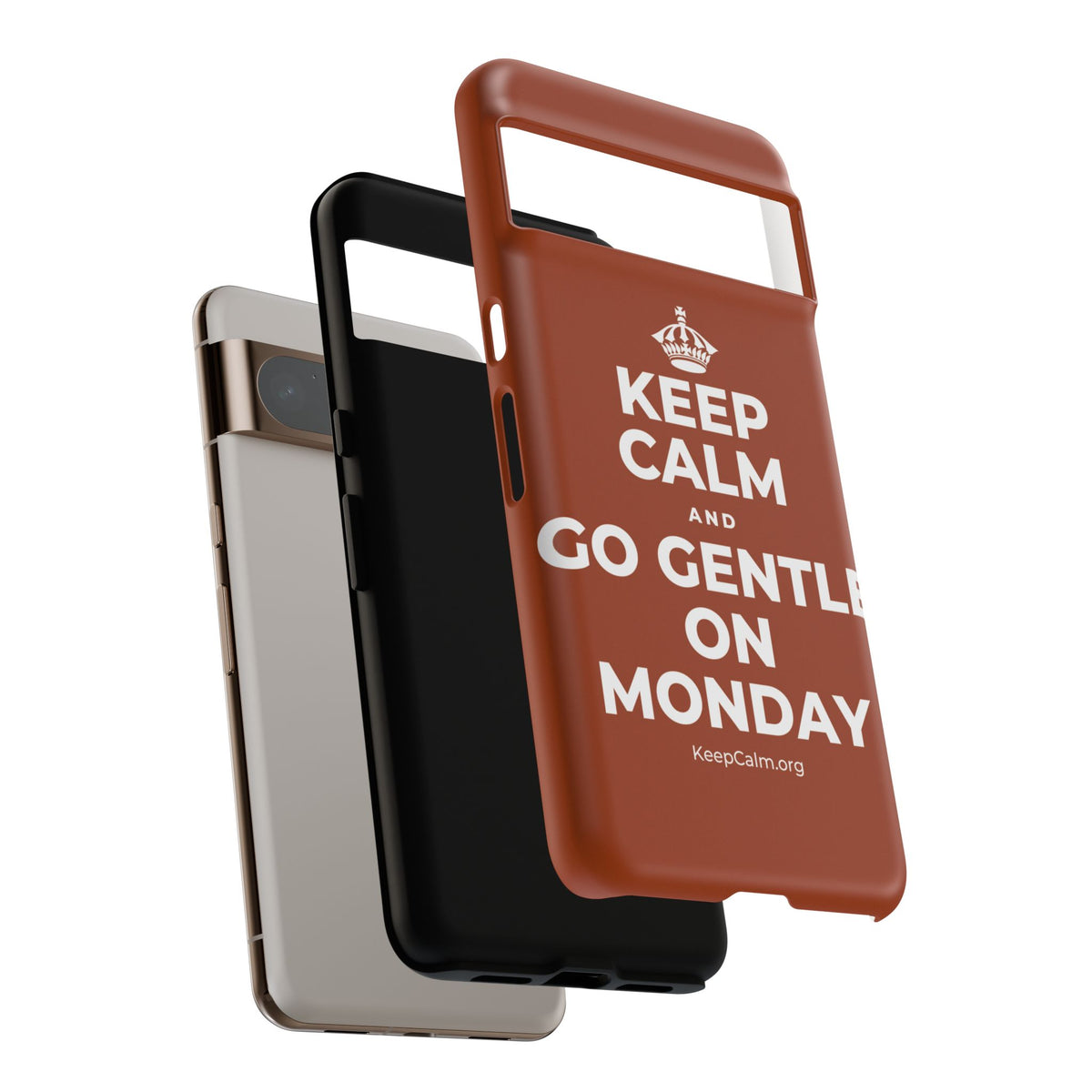 KEEP CALM AND GO GENTLE ON MONDAY Phone Case
