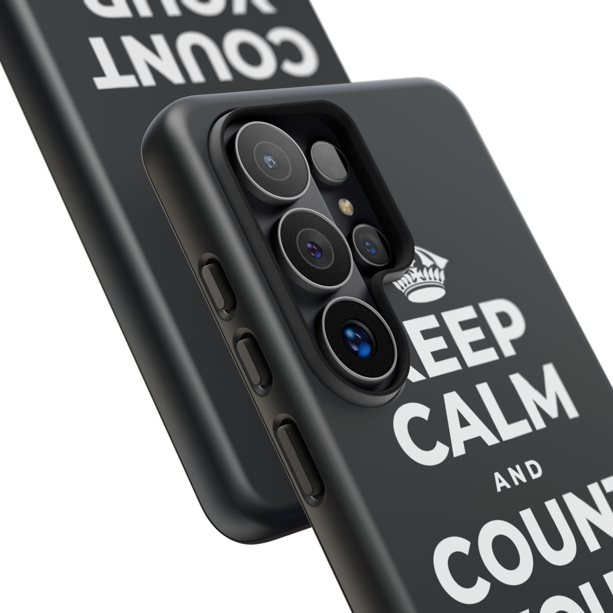 KEEP CALM AND COUNT YOUR SLOW BREATHS Phone Case (Dark)