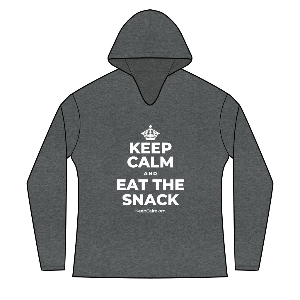 KEEP CALM AND EAT THE SNACK Women's Long Sleeve Hoodie
