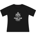 KEEP CALM AND FIND THE COZY Women's Raglan Tee