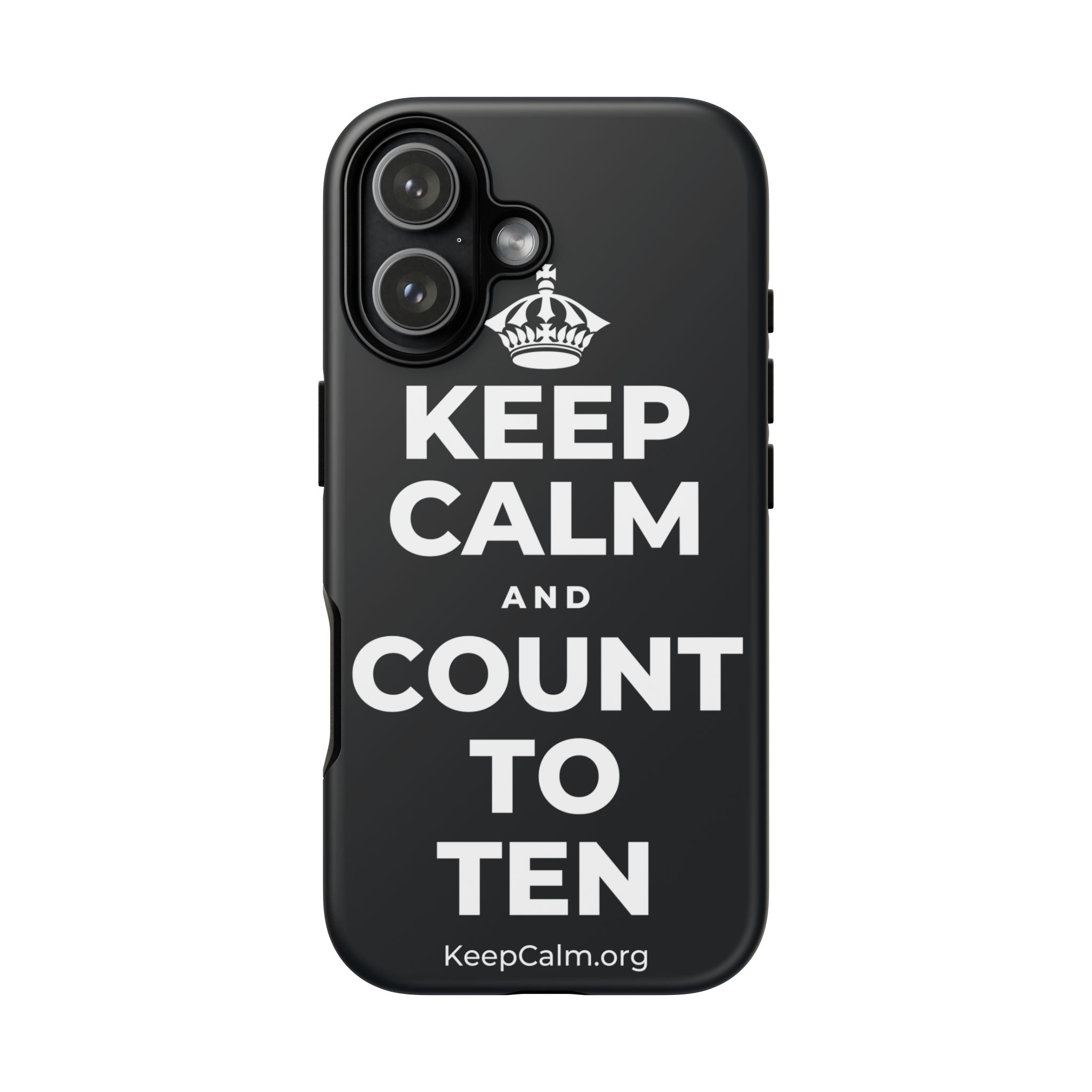 KEEP CALM AND COUNT TO TEN Phone Case (Dark)