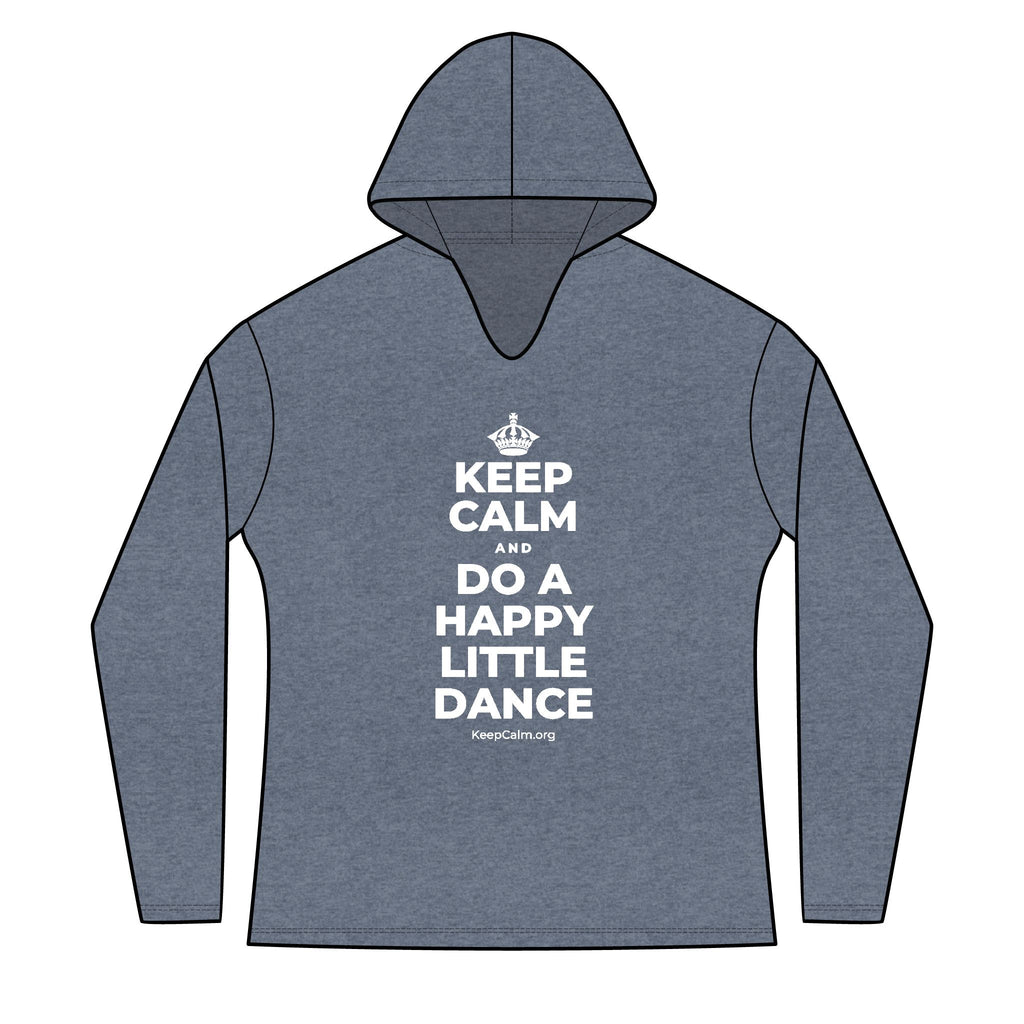 KEEP CALM AND DO A HAPPY LITTLE DANCE Women's Long Sleeve Hoodie