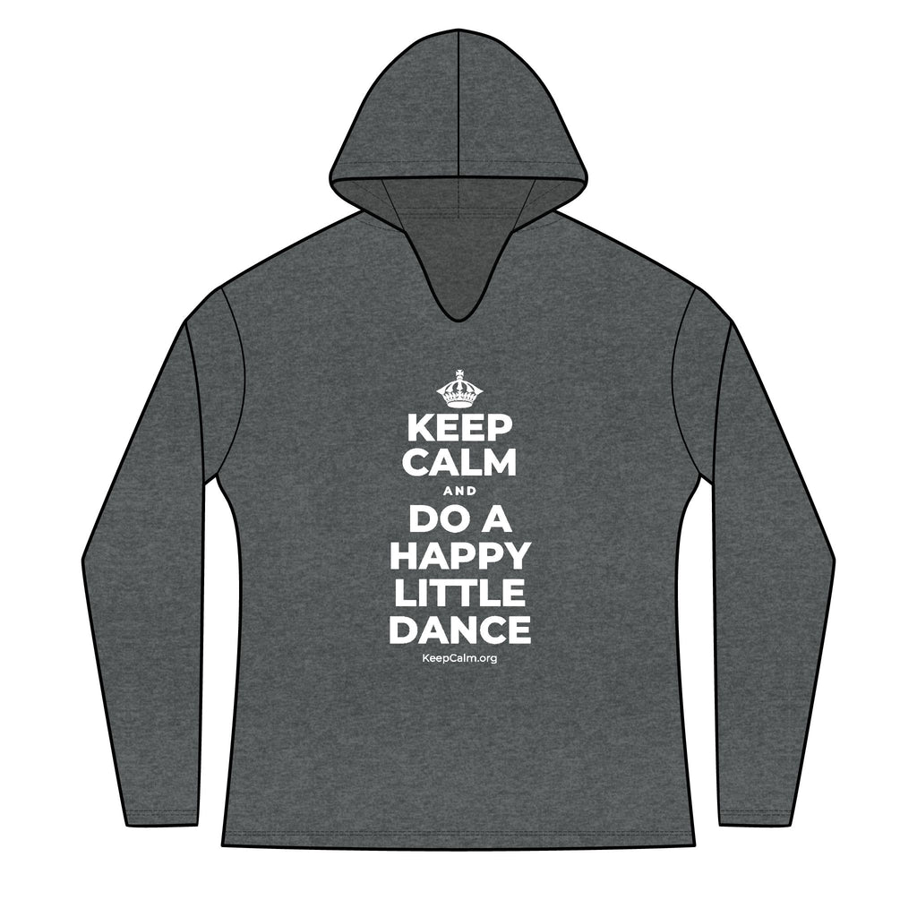 KEEP CALM AND DO A HAPPY LITTLE DANCE Women's Long Sleeve Hoodie