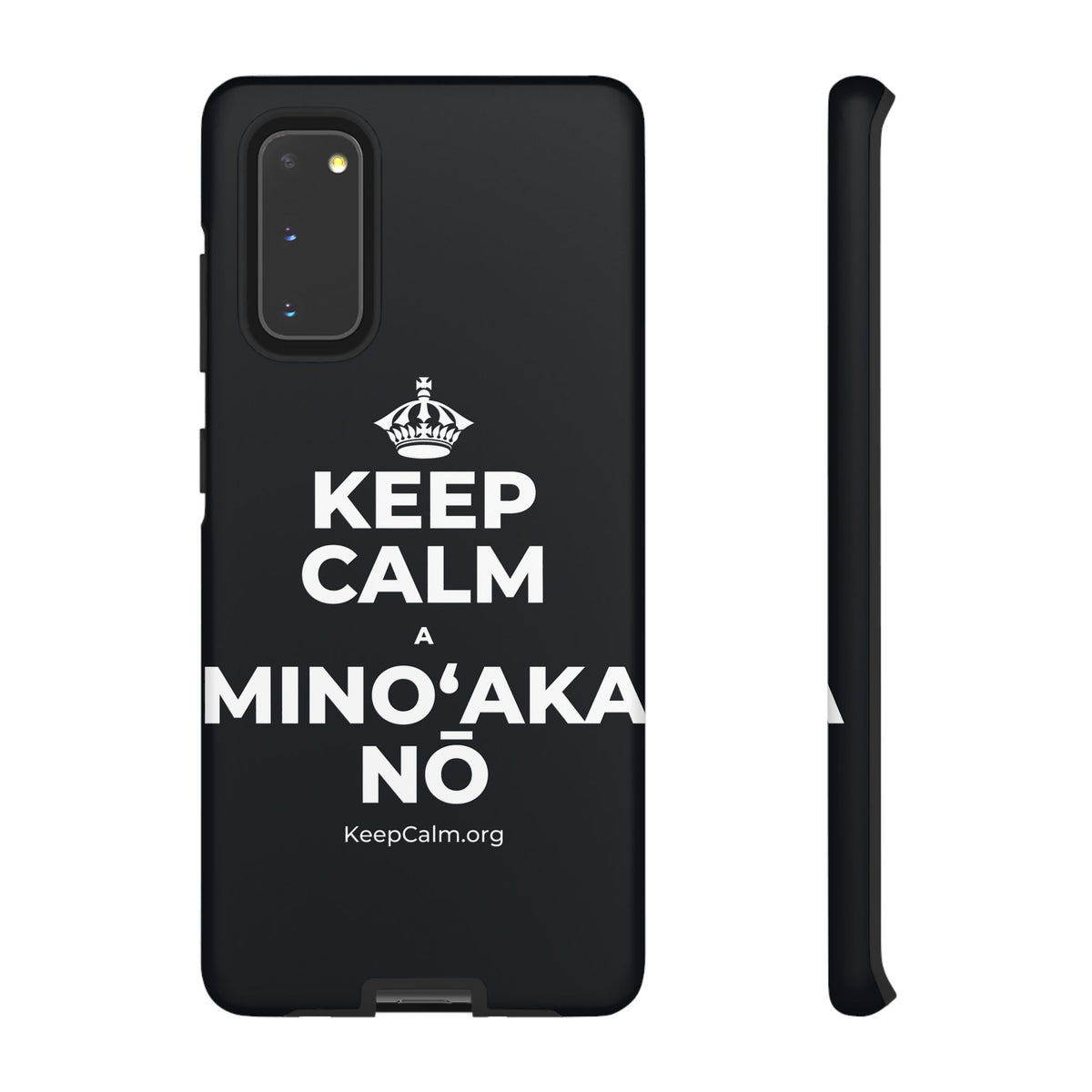 KEEP CALM A MINOʻAKA NŌ Phone Case (Dark)