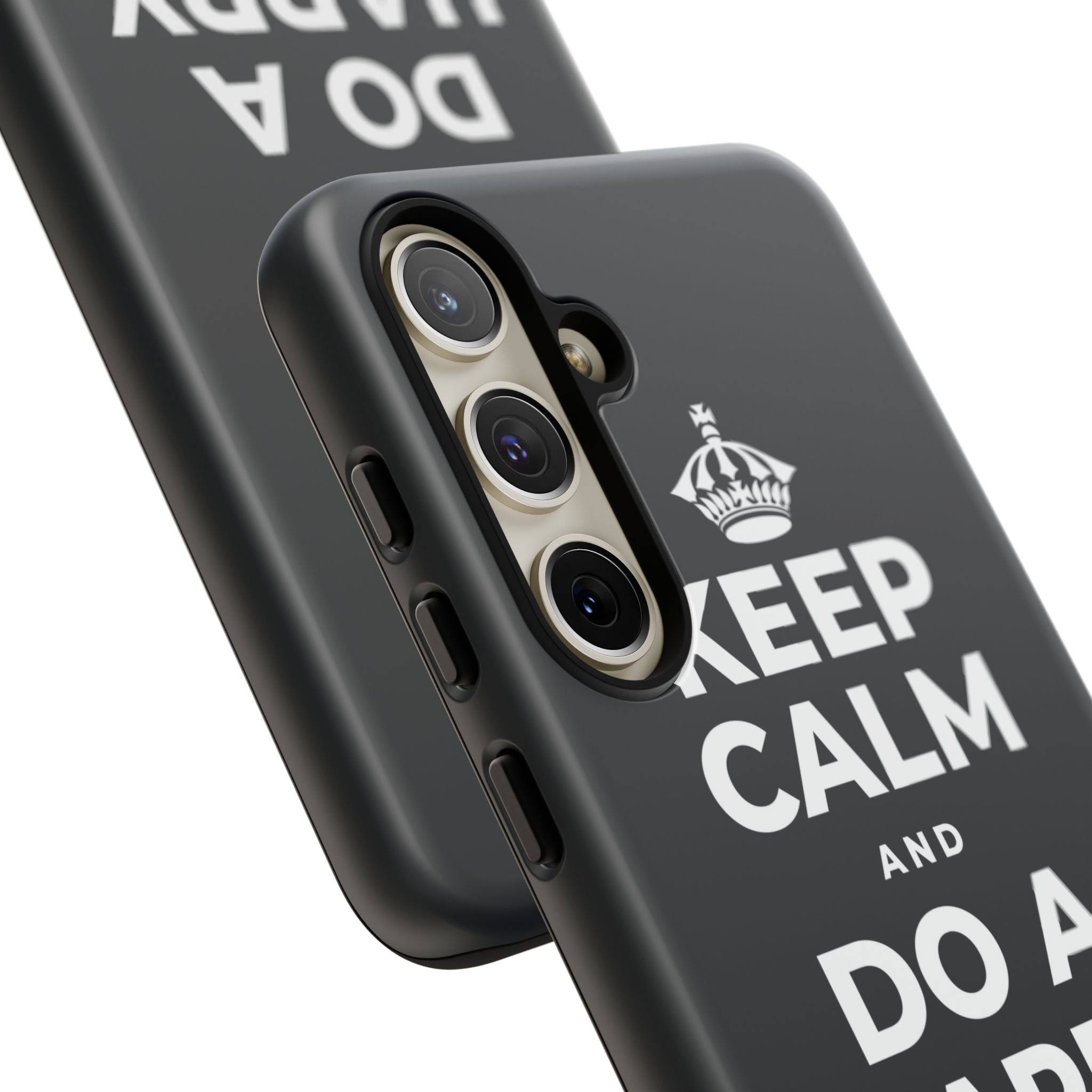 KEEP CALM AND DO A HAPPY LITTLE DANCE Phone Case (Dark)