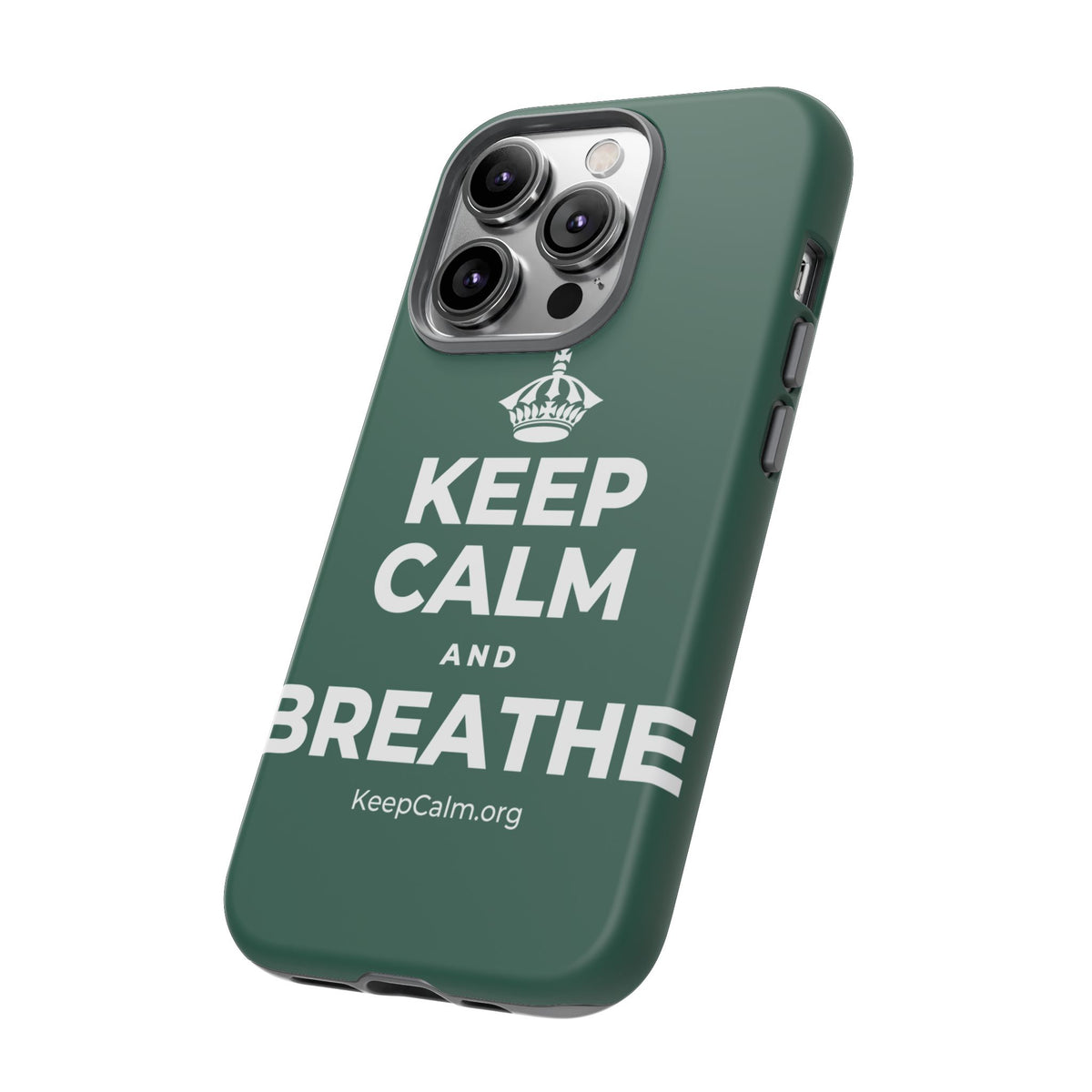KEEP CALM AND BREATHE Phone Case