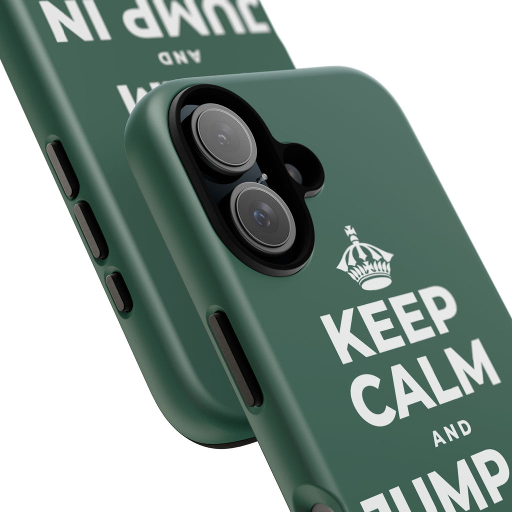 KEEP CALM AND JUMP IN A PUDDLE Phone Case